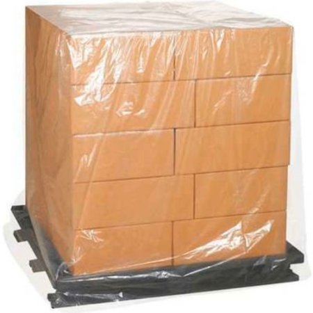 BOX PACKAGING Pallet Covers, 48"W x 40"D x 72"H, 3 Mil, Clear, 50/Pack PC526
